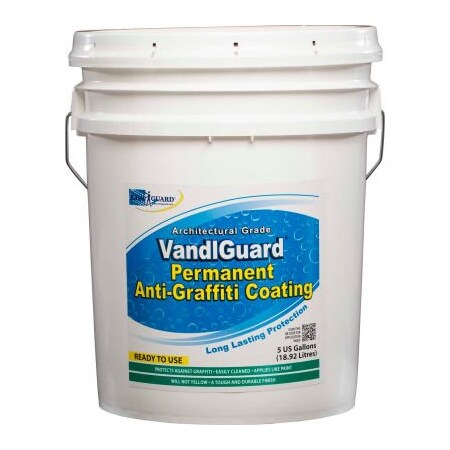 Weatherman Products,. VandlGuard RTU Anti-Graffiti Non-Sacrificial Coating, 5 Gallon Pail 1/Case - VG-7000